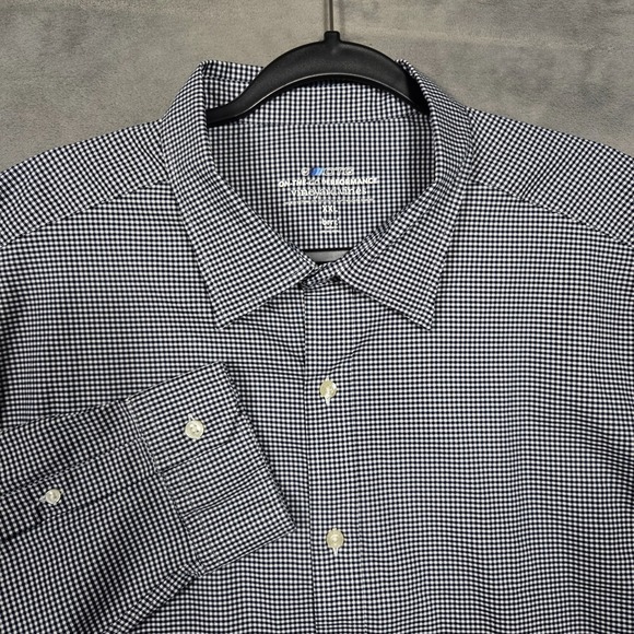 Vineyard Vines Other - Vineyard Vines L/S Shirt Men 2XL‎ black white OTG On the Go Performance brrr